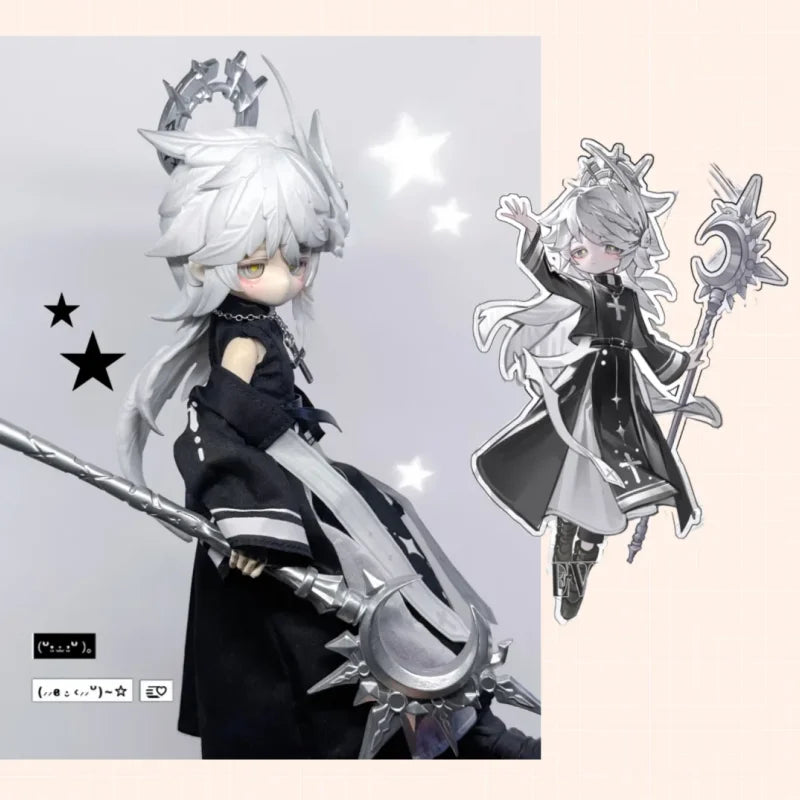 Original Inedible Doll Bjd Blind Box Lunar Lore Series 1/8 Joint Mobility Doll Anime Peripheral Ornament Toy Kids Birthday Gift
