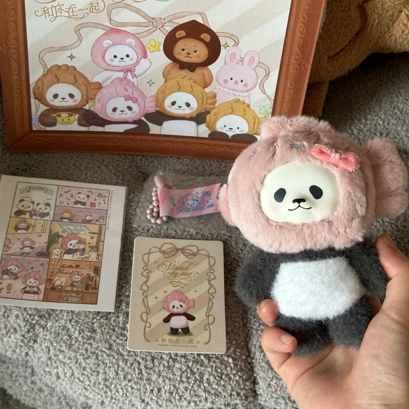 Panpan Stand By Me Series Plush Blind Box Cute Action Figure Surprise Box Customized Birthday Kids Mystery Pendant Keychain Toy