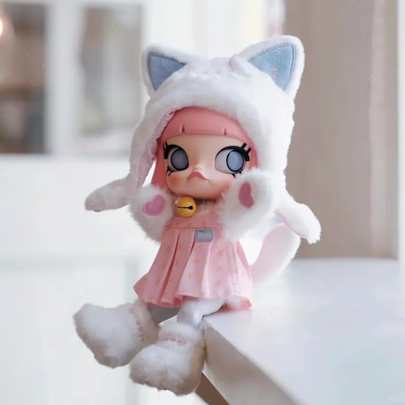 In Stock POP MART Molly Peekaboo Series1/8 Mystery Box Action Doll Blind Box Home Ornaments Kids Trendy Special Gift