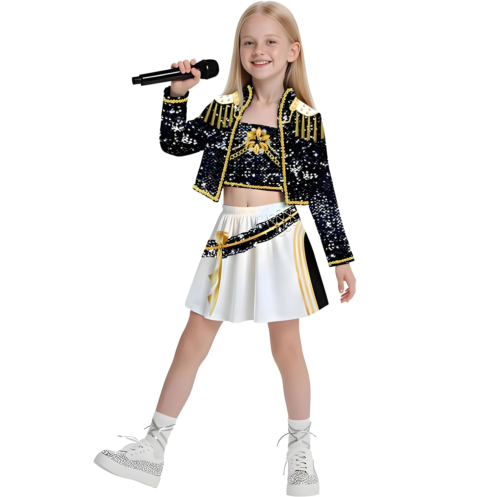 Anime Movie Kids Kpop Demon Hunter Cosplay Rumi Zoey Mira Cosplay Suit Clothes KPop Rumi Zoey Cosplay Costume 3D Print Costume