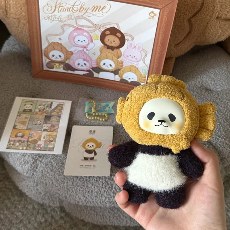 Panpan Stand By Me Series Plush Blind Box Cute Action Figure Surprise Box Customized Birthday Kids Mystery Pendant Keychain Toy