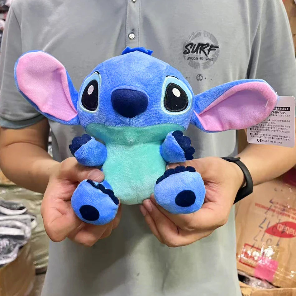 2025** 20cm Original Plush Stitch Baby Movie Cartoon Model Doll Children Action Figures Stuffed Toys Pendant Gifts