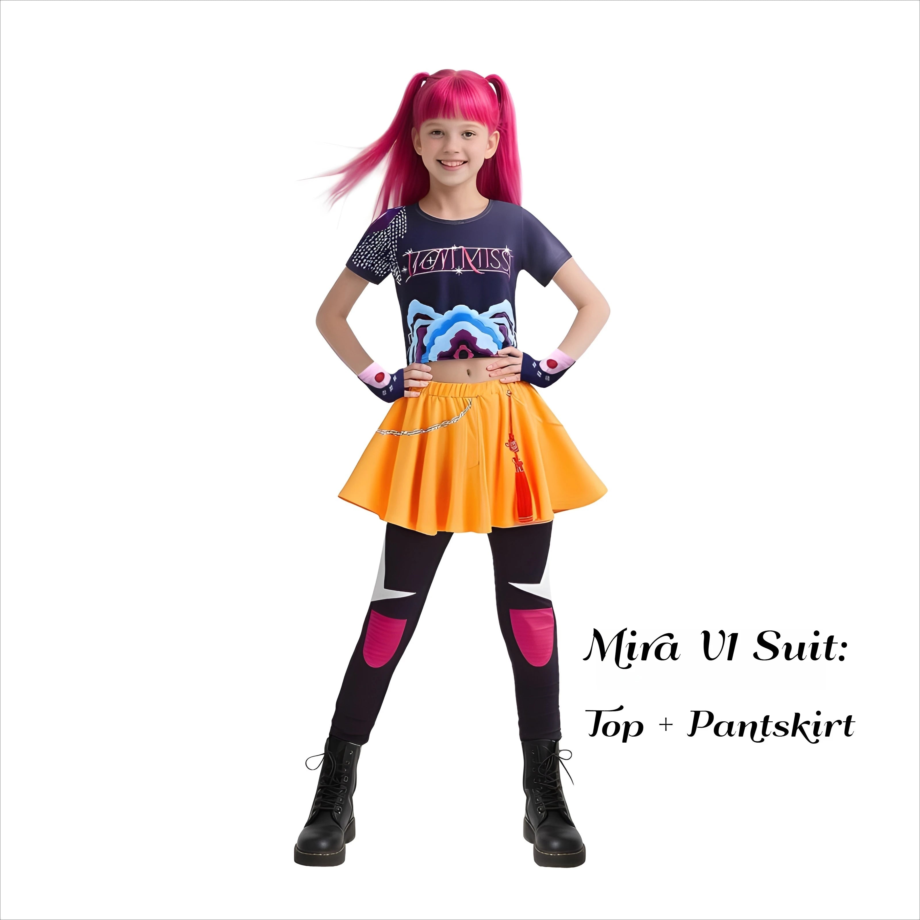 Anime Movie Kids Kpop Demon Hunter Cosplay Rumi Zoey Mira Cosplay Suit Clothes KPop Rumi Zoey Cosplay Costume 3D Print Costume