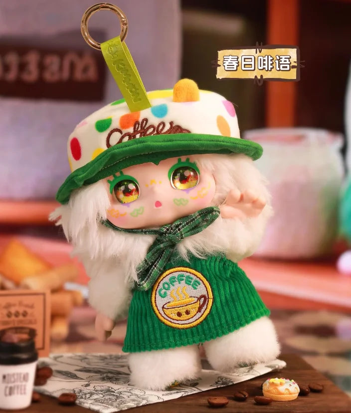 100% Genuine Kimmon Dream Let'S Cafe Cute Plush Toy Pendant Blind Box Coffee Day Surprise Trendy Mysterious Box Gift For Kid