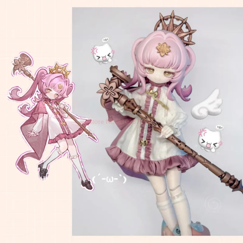 Original Inedible Doll Bjd Blind Box Lunar Lore Series 1/8 Joint Mobility Doll Anime Peripheral Ornament Toy Kids Birthday Gift