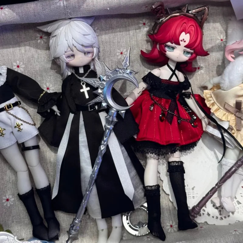 Original Inedible Doll Bjd Blind Box Lunar Lore Series 1/8 Joint Mobility Doll Anime Peripheral Ornament Toy Kids Birthday Gift