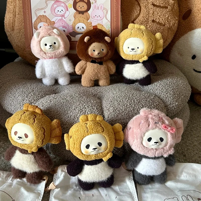 Panpan Stand By Me Series Plush Blind Box Cute Action Figure Surprise Box Customized Birthday Kids Mystery Pendant Keychain Toy
